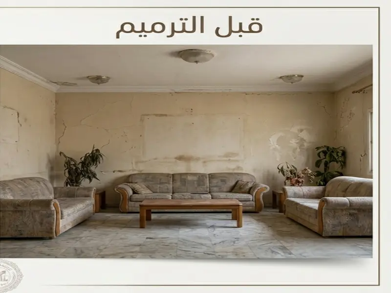 ترميم فيلا في حي حطين - قبل
